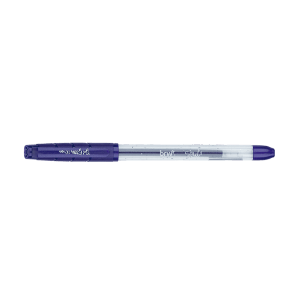 Caneta Esferográfica Gel Glitter 1.0mm BRW - DISPLAY 48 UND