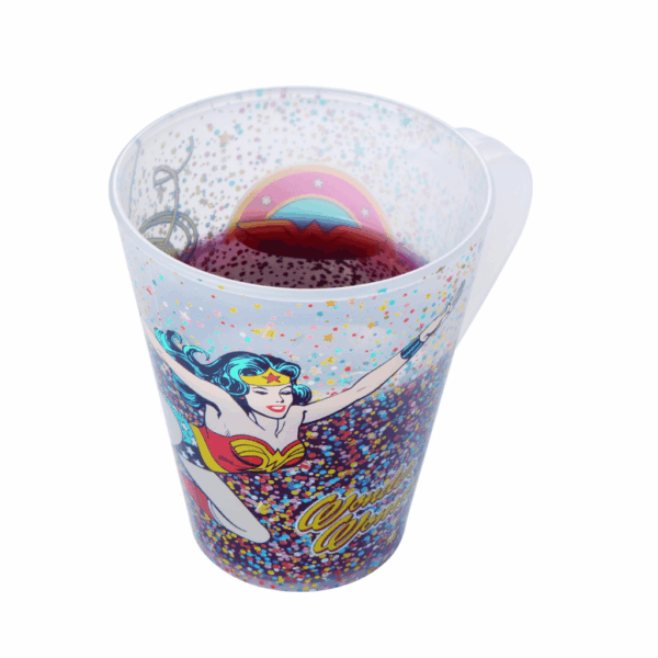 Caneca Mulher Maravilha 360ml - PLASÚTIL - UND