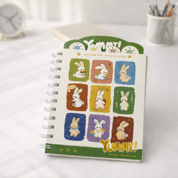 Caderno Pautado Espiral Bichinhos Fofos - IMPORTADO - UND