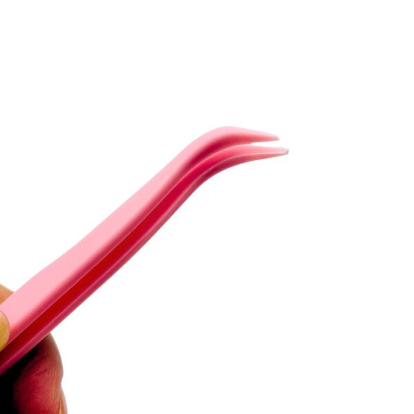 Pinça Curva Plástica Para Adesivo 11,5cm - UNISO - UND