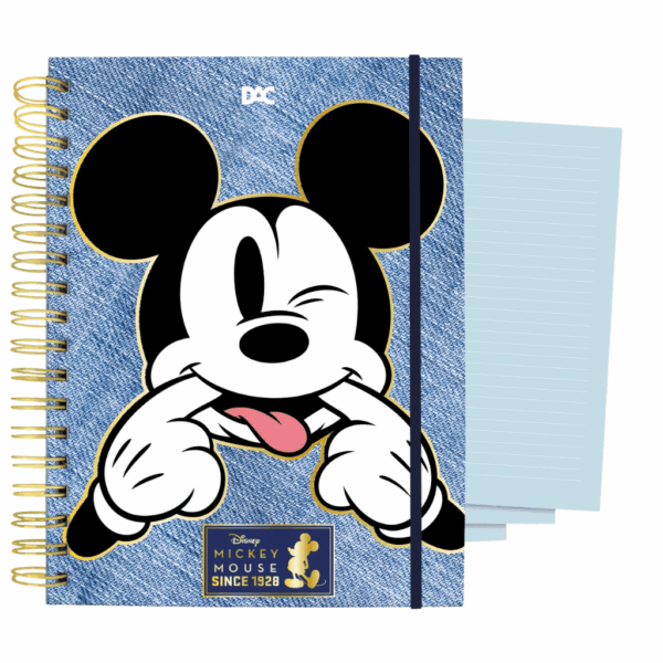 Caderno Smart Universitário 10 Divisórias Mickey Azul 80 fls - DAC