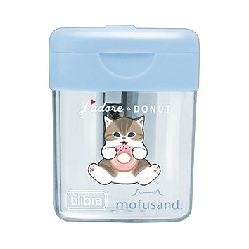 Apontador 1 Furo c/ Depósito Gato Mofusand - TILIBRA - UND